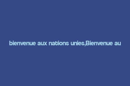 bienvenue aux nations unies,Bienvenue aux Nations Unies: A Comprehensive Introduction