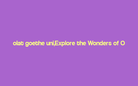 olat goethe uni,Explore the Wonders of Olat Goethe Uni: A Comprehensive Guide